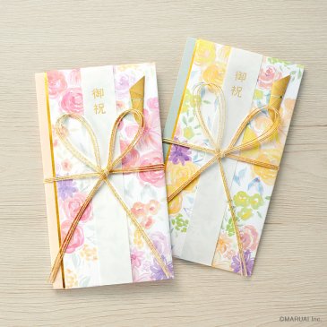 花柄御祝金封 全2色