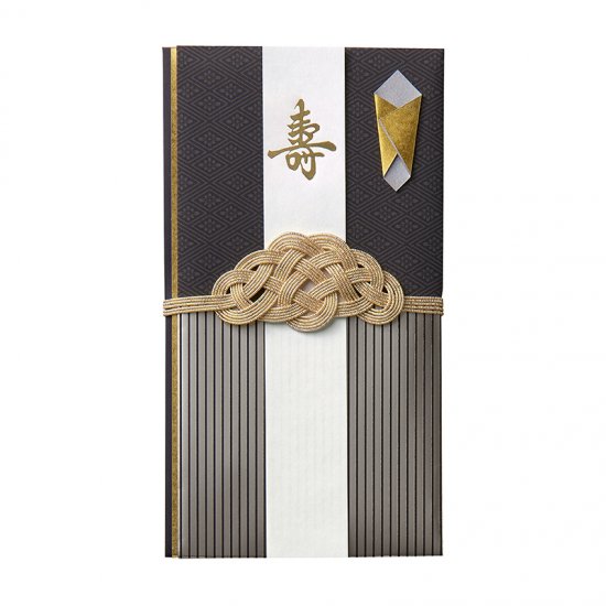 WASOU(和装)金封 黒紋(キ18D)