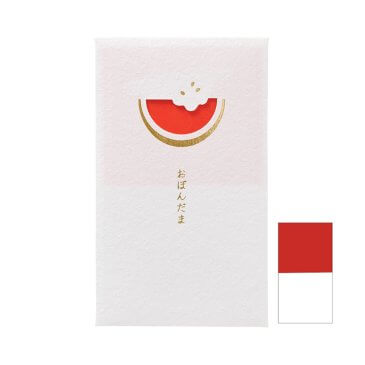 窓ぽち袋 おぼんだま スイカ (ノ-MD30R)【季節限定】 | 「その他」のぽち袋